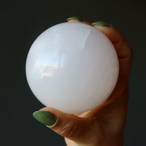 Pink Calcite Sphere Love Crystal Ball Mangano Orb