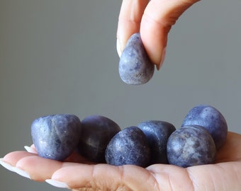 Iolite Tumbled Stones Third Eye of Light Psychic Intuition Gems