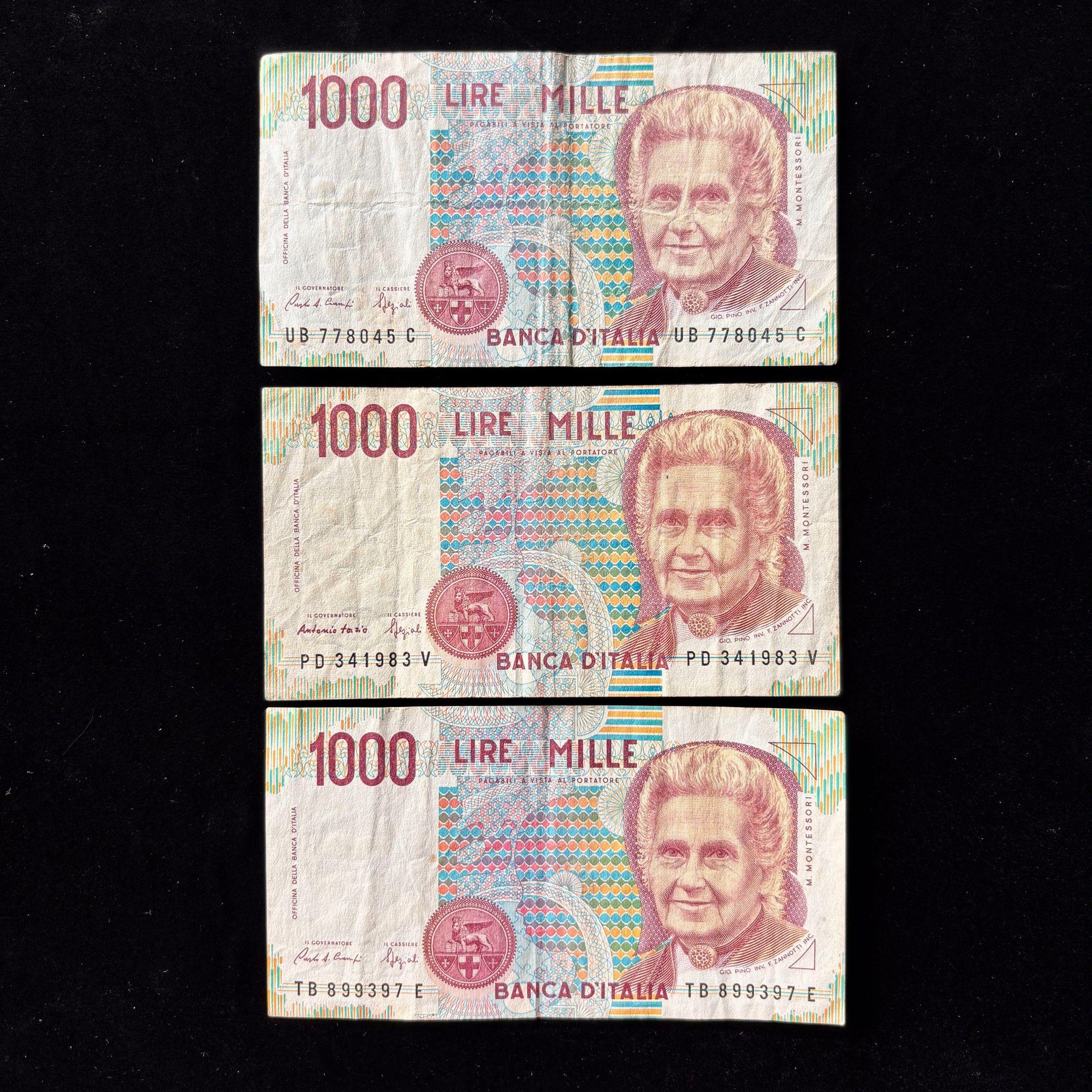 1000 lire mille - Etsy 日本