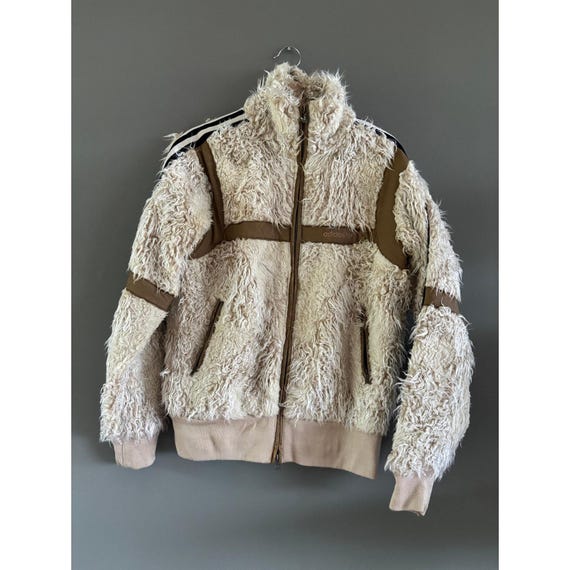 Rare Archival Adidas Originals Deep Pile Shaggy Fleece Jacket