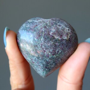 Ruby Kyanite Heart Floating Sky Dreamy Love Crystal Gem