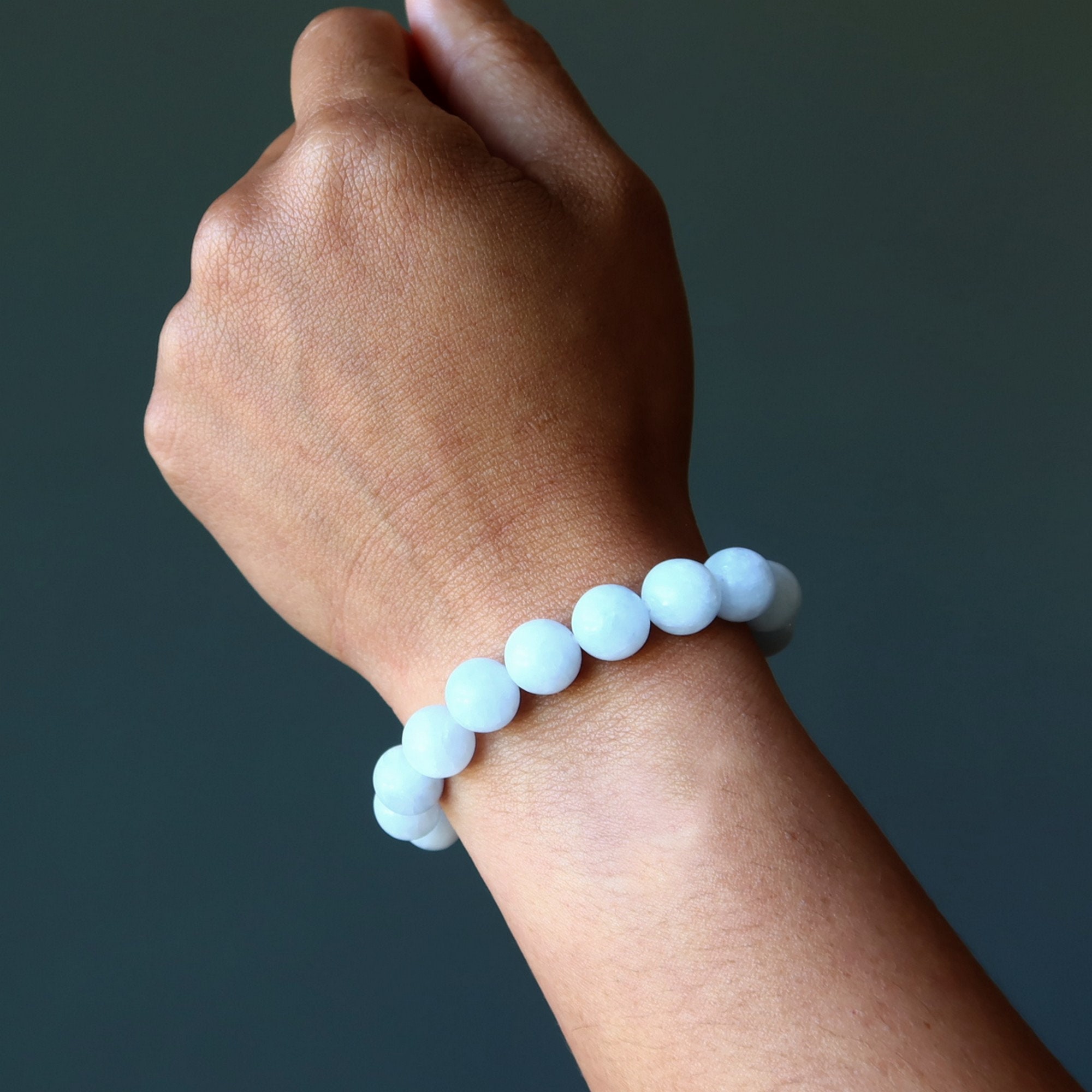 Blue calcite bracelet deals
