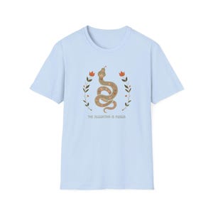 The Algorithm Is Poison — Folk Art Snake T-Shirt | Activist Art | Original Hand-Drawn Design | Unisex Tee | Multiple Colors