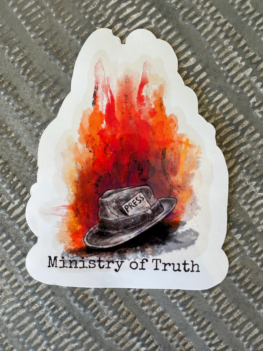 Truth Addict Sticker Ministry of Truth Vinyl Sticker Decal| 1984 Orwell Dystopian Inspired ...