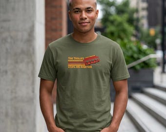 The Trolley Stops For Everyone T-Shirt Mr Rogers Tribute Tee |Retro Activist Unisesx Tee