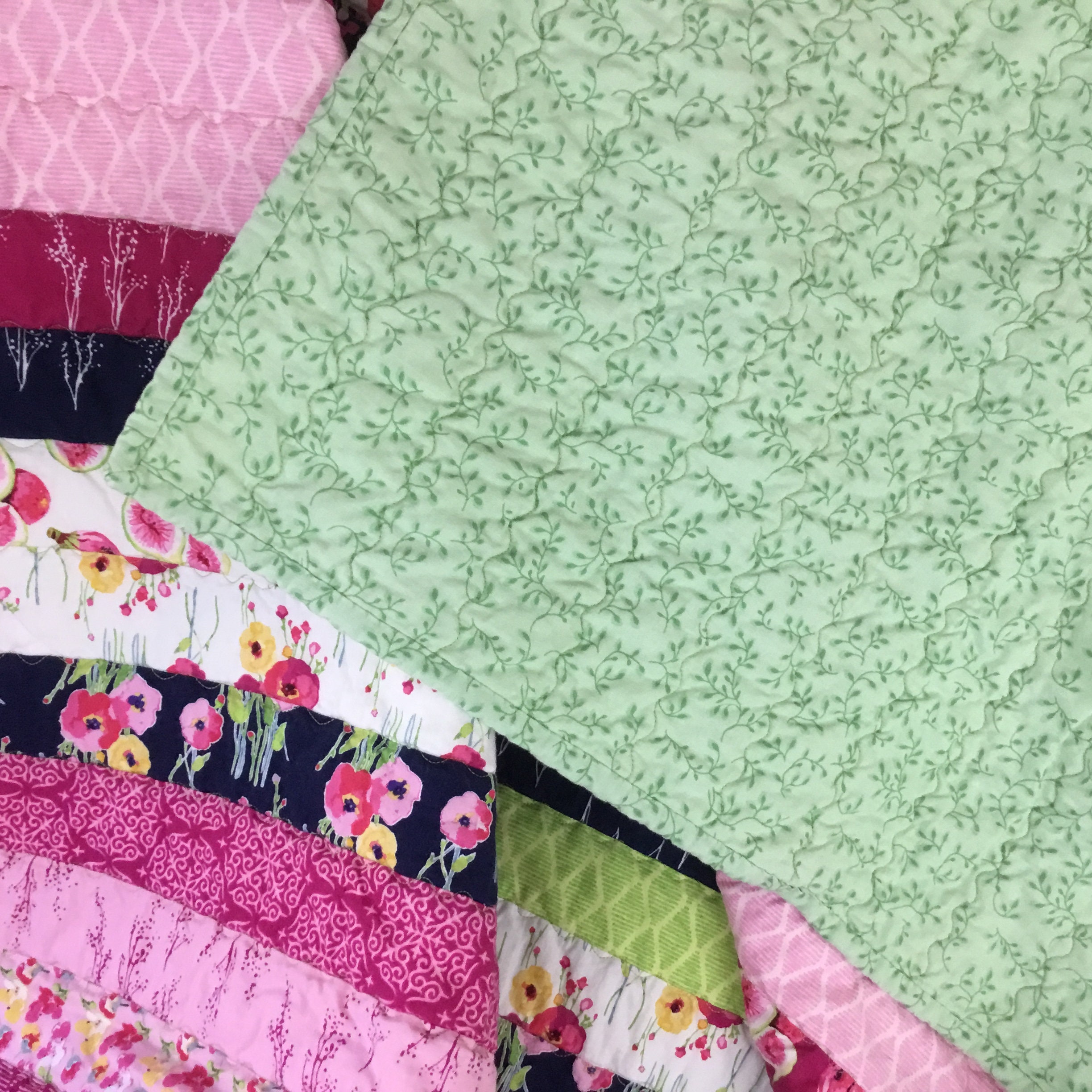 Colcha de jardín floral edredón floral Patchwork edredón | Etsy