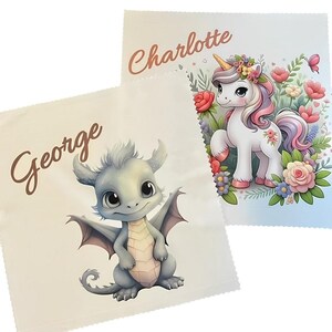 Personalised Glasses Cleaning Cloth also for laptop and computer screens