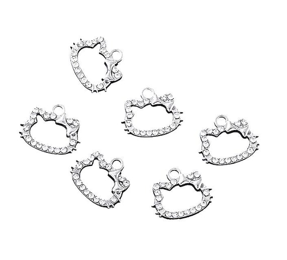 Hello Kitty Metal Charms: Jewellery & Craft Embellishments (5-pack
