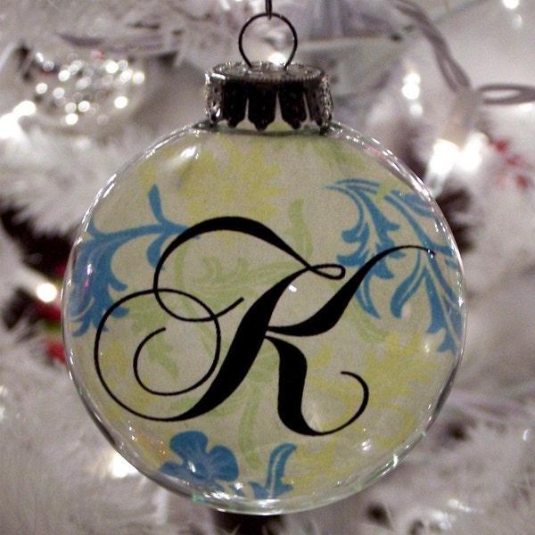 Set of 2 - Glass Ball Photo Ornaments - Personalized for any occasion