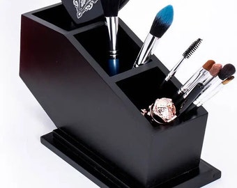 ベースメイクブラシ/ペン＆鉛筆ホルダー付き嘆きの棺ホルダーゴシックゴス装飾