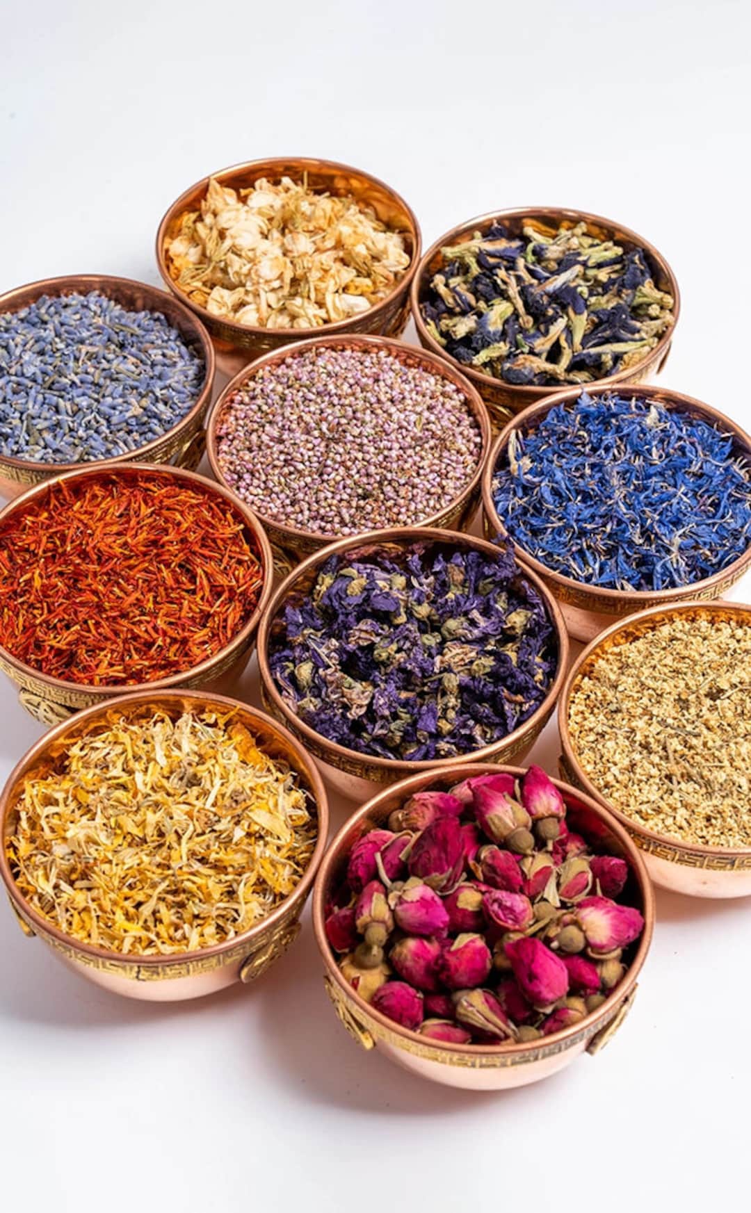 Dried Flowers X 10 Bundle Pack Witchcraft Herbs for Wicca Pagan Craft ...