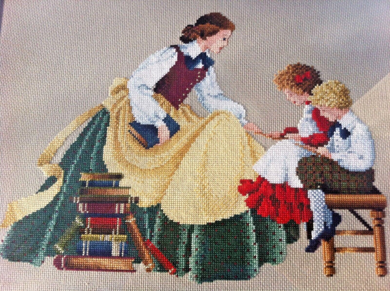 PDF + SAGA Digital cross stitch pattern The Teacher Children School Lady Miss Lace Woman Garden Vintage Cross Stitch Pattern Embroidery Chart