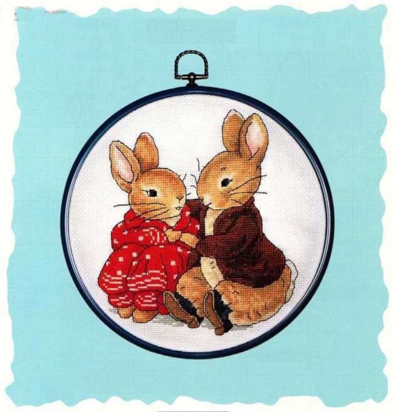 PDF SAGA Digital Cross Stitch Pattern Beatrix Potter Peter Rabbit ...