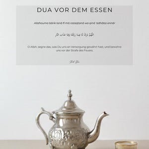 Stick Dua Cards – Islamisches Geschenk für Eid & Ramadan – Dua beim Aufwachen, vor dem Schlafen, beim Verlassen des Hauses Vor dem essen