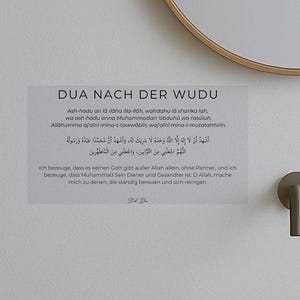 Stick Dua Cards – Islamisches Geschenk für Eid & Ramadan – Dua beim Aufwachen, vor dem Schlafen, beim Verlassen des Hauses Nach der wudu