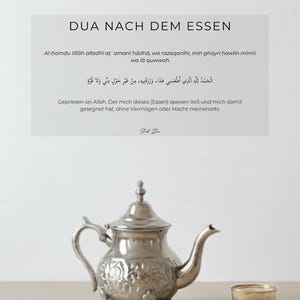 Stick Dua Cards – Islamisches Geschenk für Eid & Ramadan – Dua beim Aufwachen, vor dem Schlafen, beim Verlassen des Hauses Nach dem essen