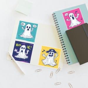 Playful Ghostly Delights Sticker Sheet: Who You Gonna Call? and More!