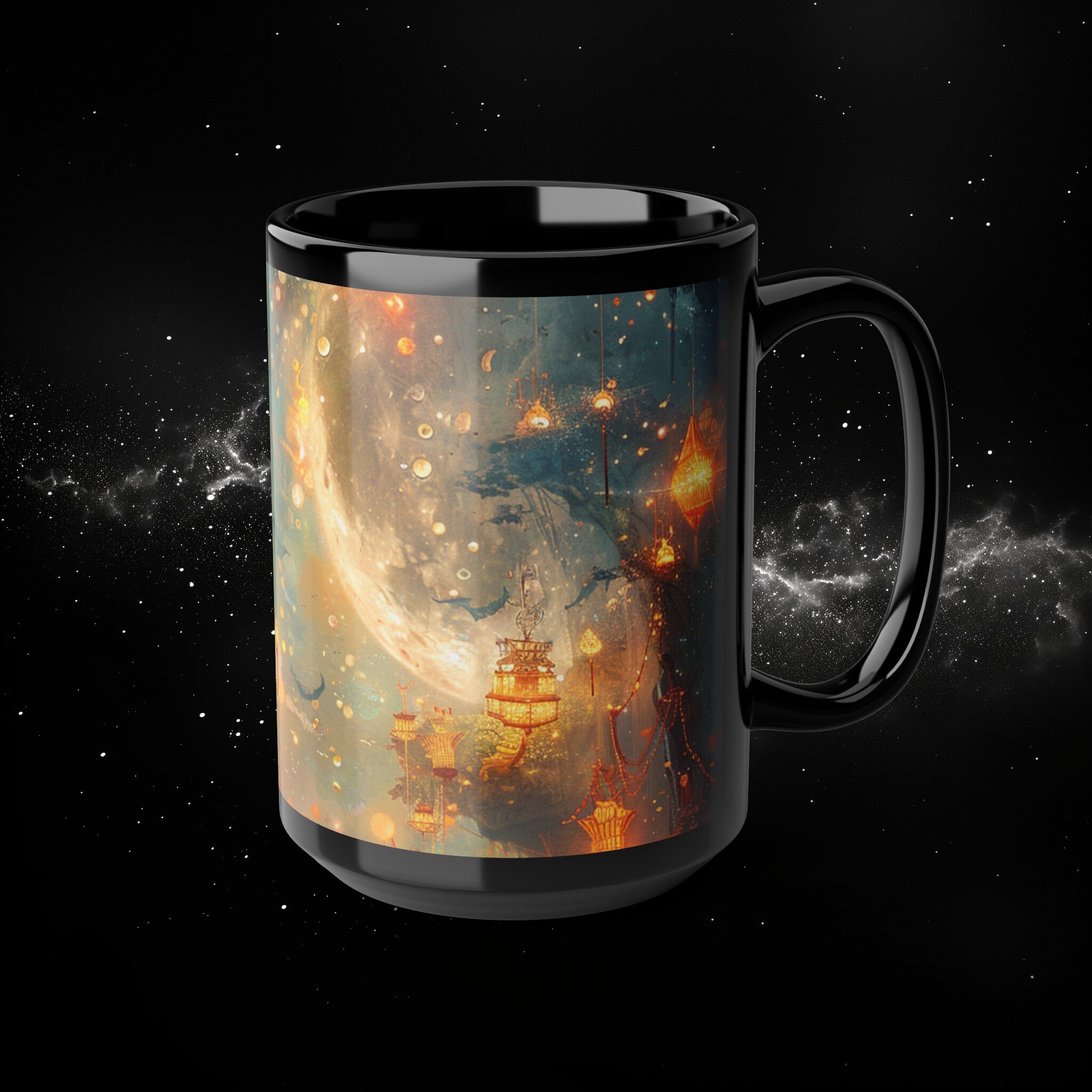 Lunar Eclipse Festival: Celestial Celebration Mug