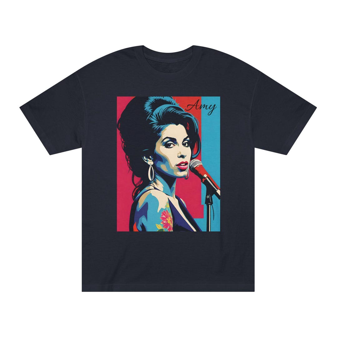 Vintage Amy Winehouse Unisex Classic Tee, Music Lover Gift, Retro Band ...