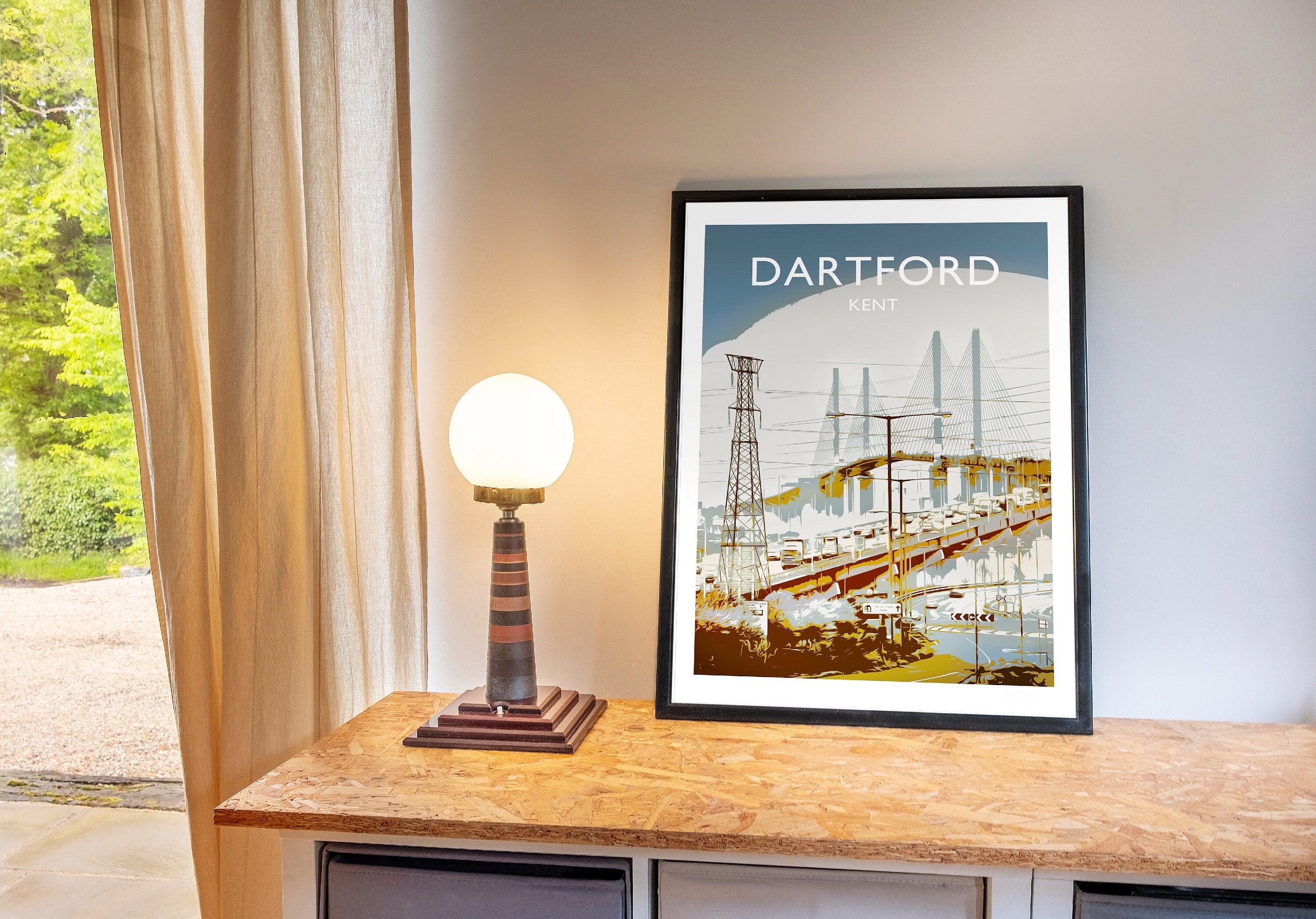 Dartford Bridge M25 Kent, by David Purdie
