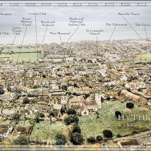 Plan de Hythe Kent par David Purdie