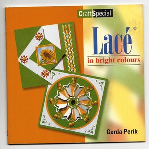 Bricolage spécial dentelle aux couleurs vives