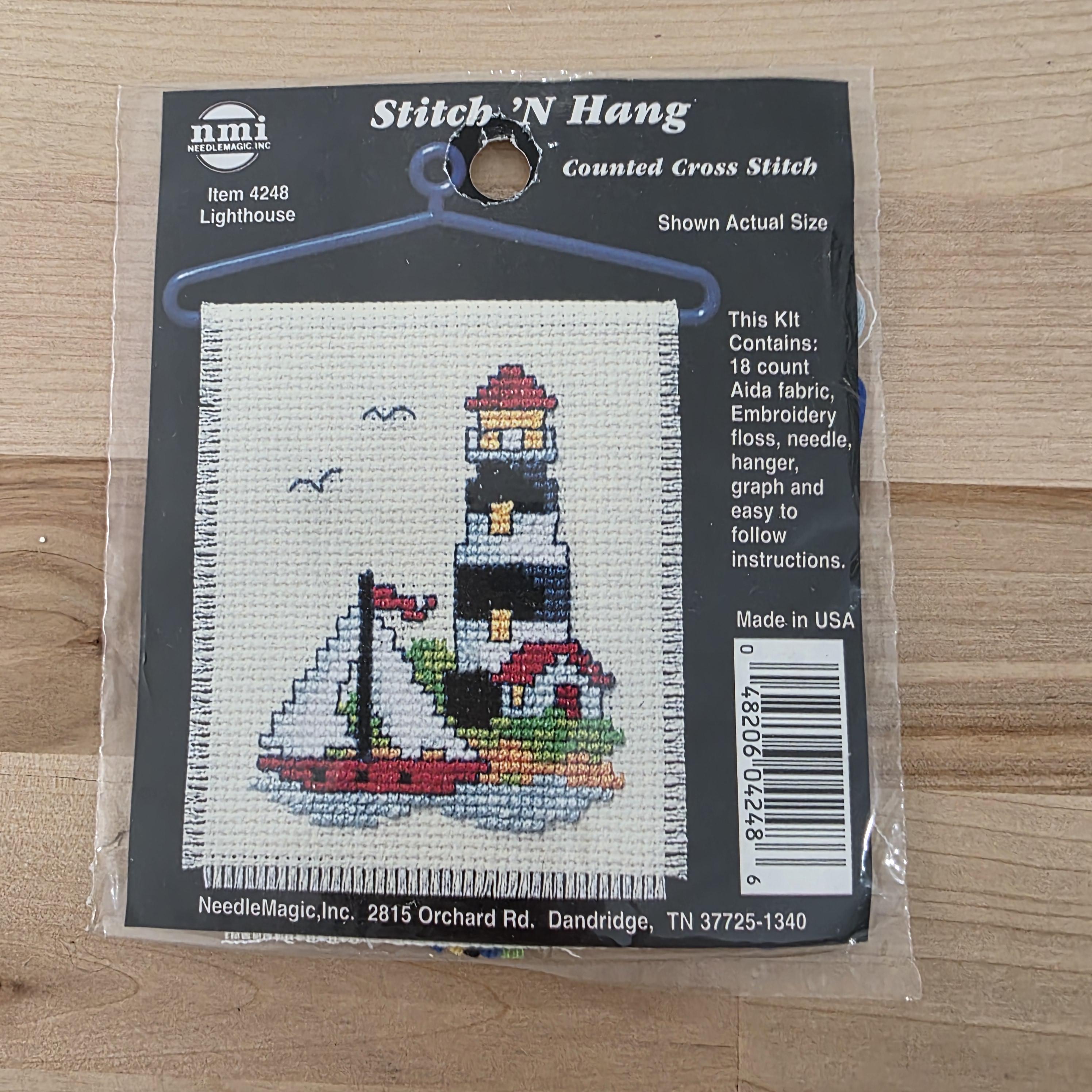 LIGHTHOUSE ~ Stitch 'N Hang Counted Cross Stitch Kit ~ #4248 - Etsy