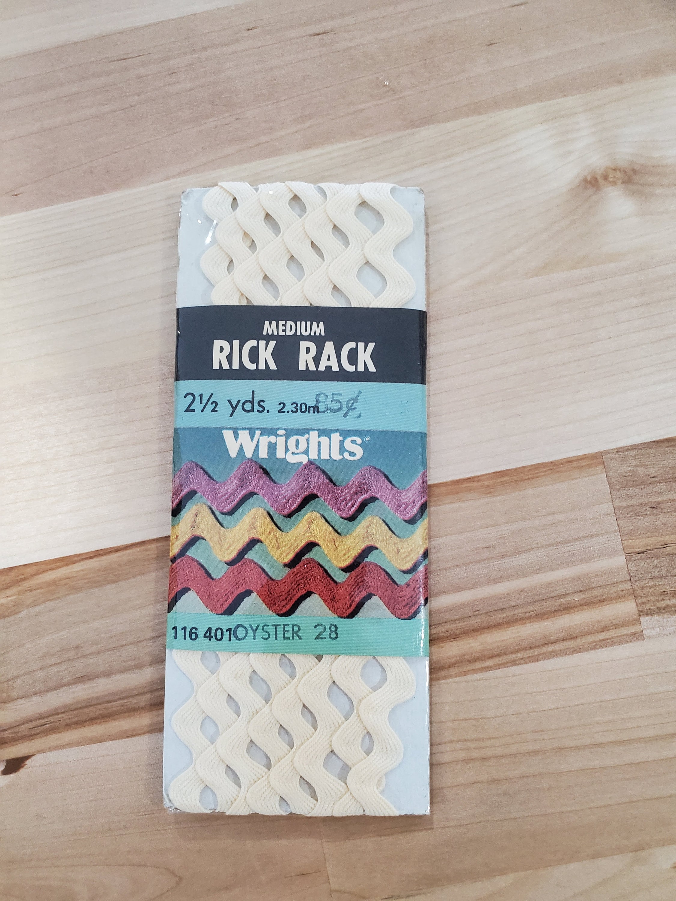 VINTAGE ~ Wright's Medium Rick Rack ~ Oyster 28 - Etsy