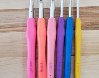 Soft Grip/Aluminum Crochet Hooks