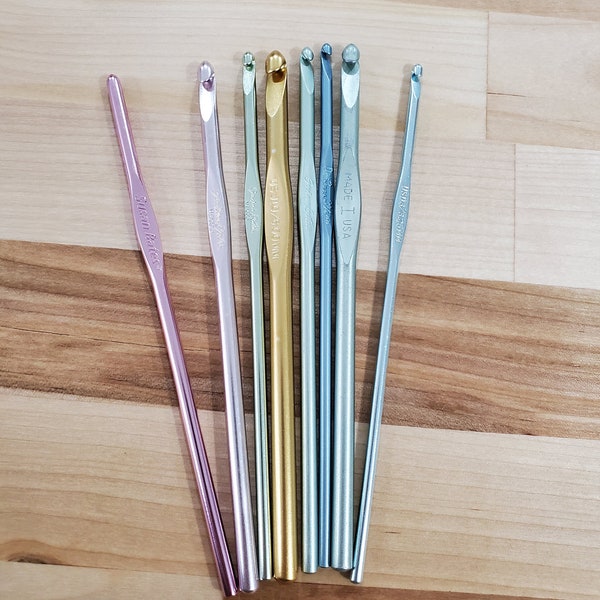 Susan Bates Aluminum Crochet Hooks