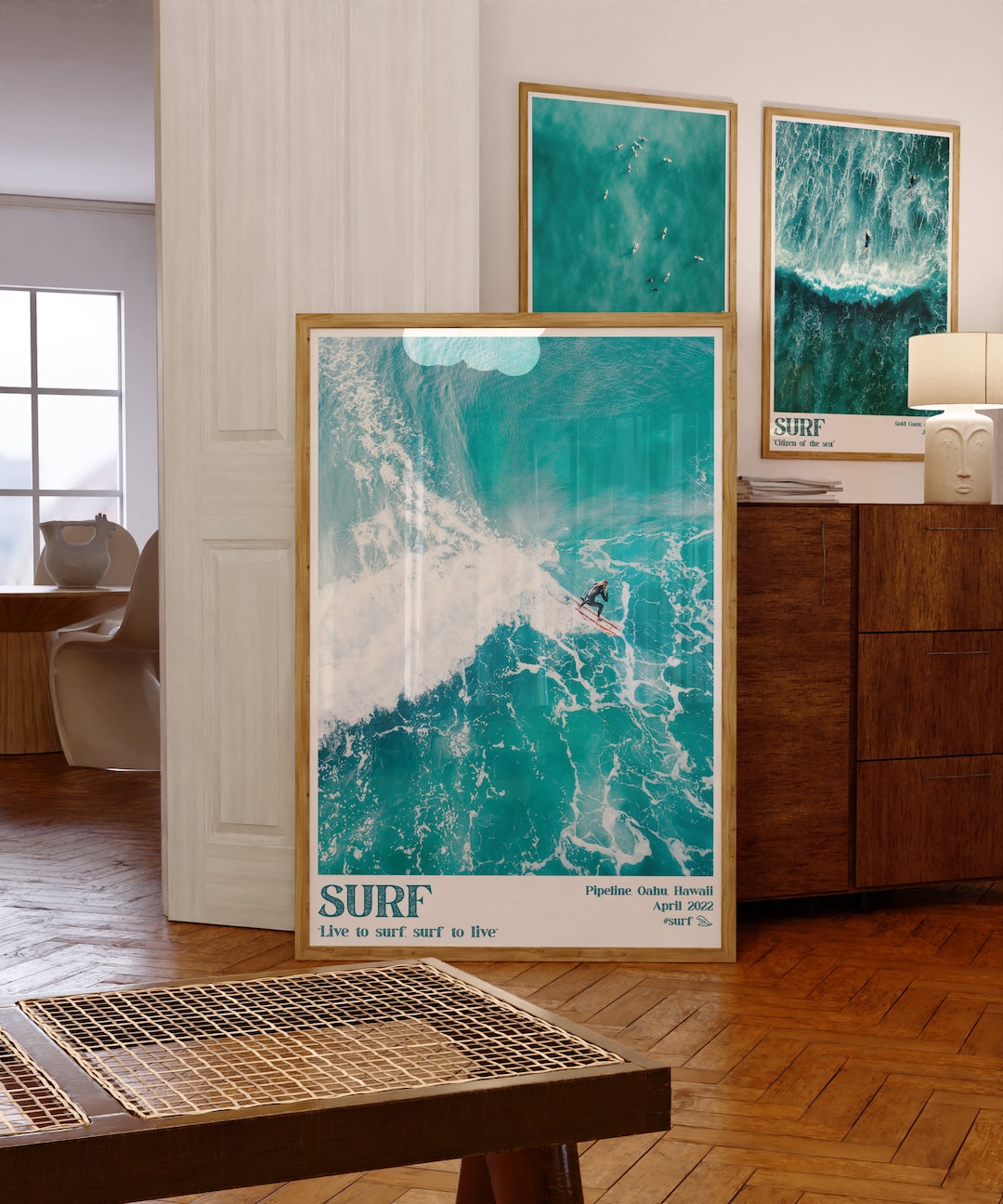 Vintage Surf Beach Art Poster Retro Coastal Print Etsy — free download