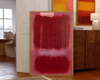 Mark Rothko-poster: Röd & Rosa väggkonsttryck