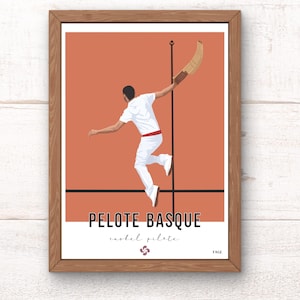 Basque Pelota Poster / Basque Country Poster