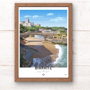 Biarritz Poster / Basque Country Poster