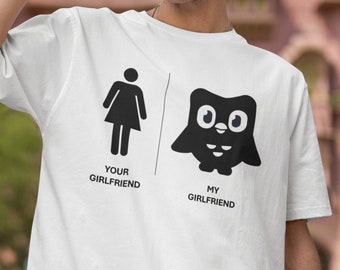 Funny Duolingo Owl T-Shirt: Organic Cotton Comedy Tee