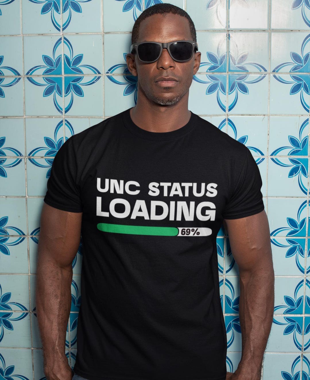 Unc Status Loading 69% Organic Cotton Meme T-shirt - Etsy