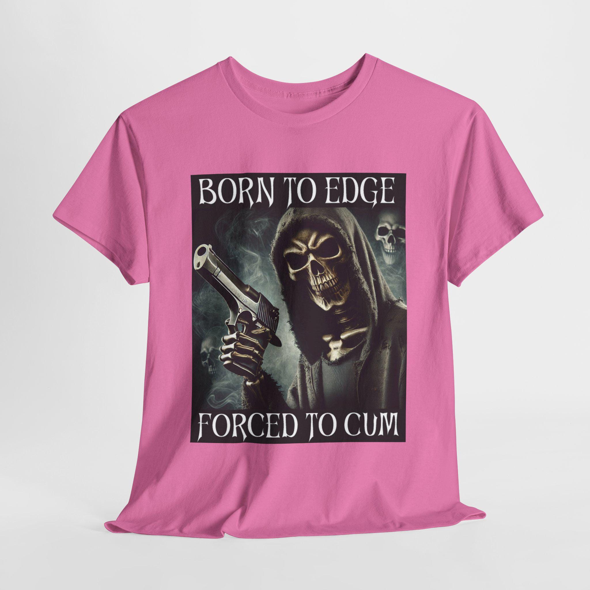 Born to Edge Skeleton Graphic T-shirt: Rude Adult Humor - Etsy
