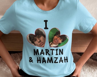 I Love Martin & Hamzah T-Shirt - SlushyNoobz Fan Tee