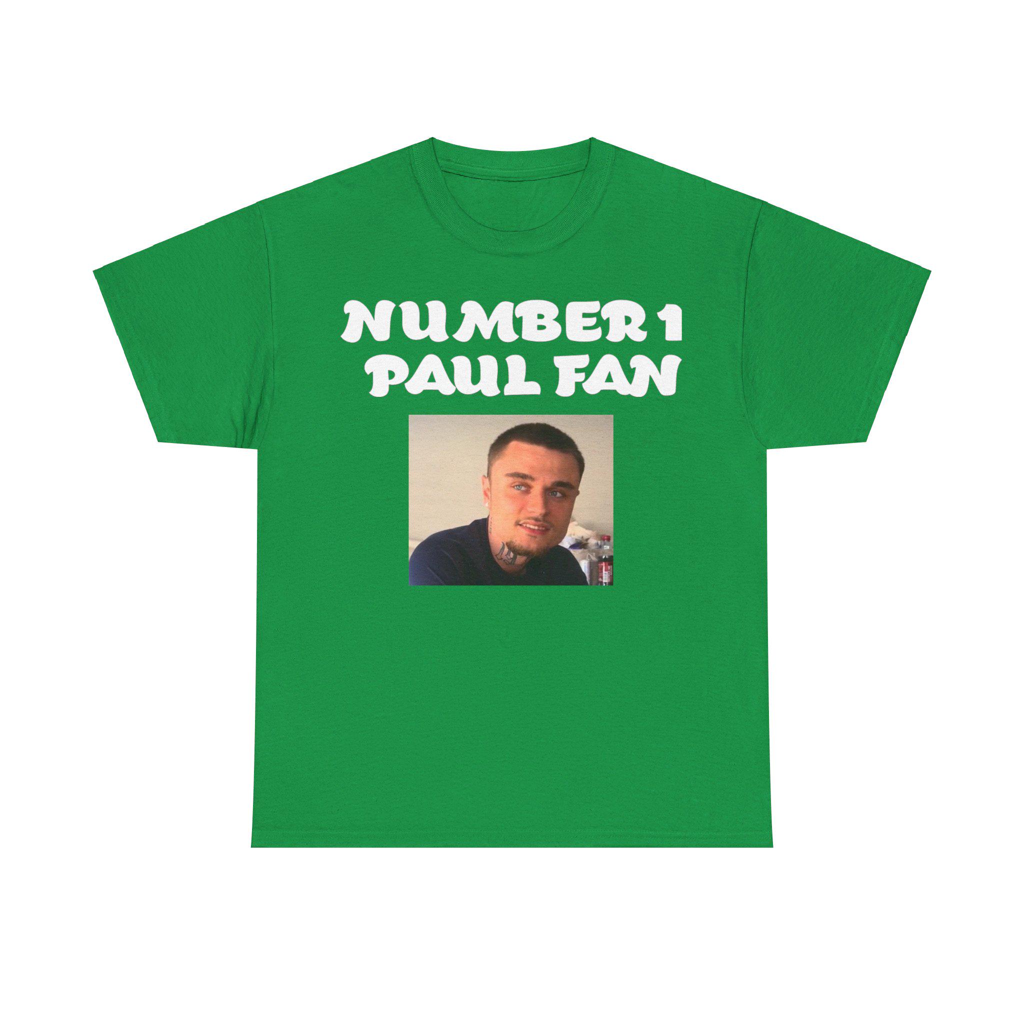 Paul and Morgan Number 1 Fan T-shirt | Paulboy99 UK Tiktok