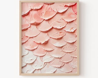 Abstract Pink Textured Wall Art, Minimalist Pink Print, Soft Pastel Artwork, Digital Download, Modern Boho Decor, Organic Wall Art | A13