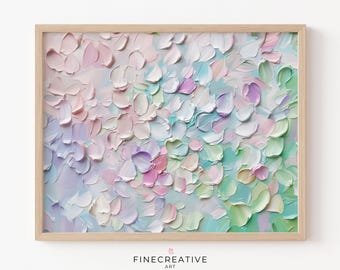 Abstract Pastel Wall Art, Soft Textured Print, Minimalist Abstract Art, Modern Printable, Digital Download, Nursery Wall Decor | A02