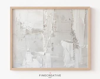 Abstract Gray Wall Art, Minimalist Modern Printable, Textured Art Print, Contemporary Artwork, Instant Download, Neutral Home Decor | A10