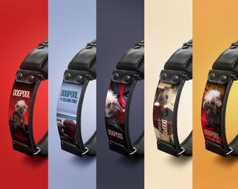 Custom Leather Dog Tag: Personalized Pet ID, Unique Print