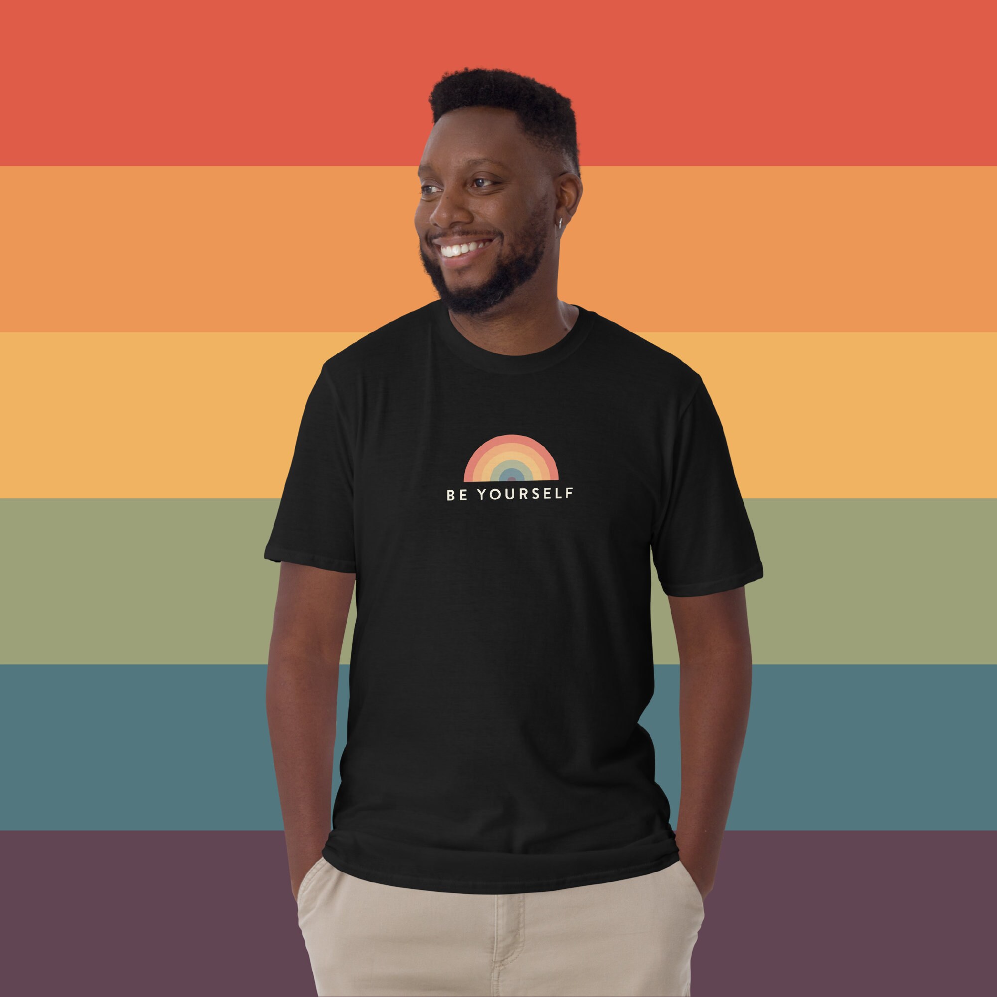 トップス \"Be yourself tee\" printed by sojie 2025 Be yourself tee printed by sojie 2025