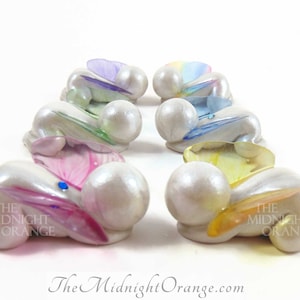 Sleepy Baby memorial sculpture with your choice of butterfly or angel wings beautiful pregnancy and infant loss sympathy gift image 1