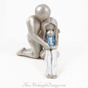 Loss of A Child Sculpture - custom family remembrance keepsake by The Midnight Orange - made to order