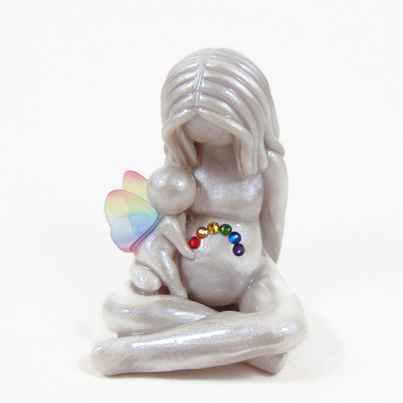 Rainbow Baby Sculpture: Personalized Pregnancy After Loss Gift