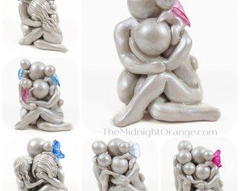 Grief and Comfort Baby Loss Memorial Sculpture - sympathy gift by The Midnight Orange