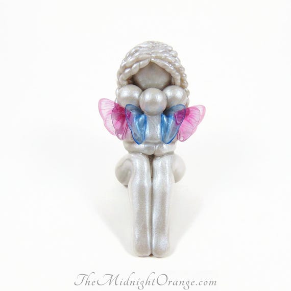 Triplet Baby Angel Keepsake: Child Loss Memorial Sculpture by the