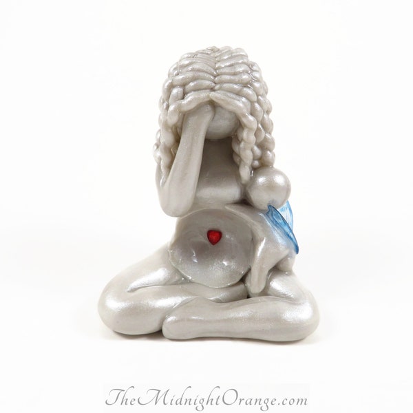 Empty Womb - Clay Sculpture for Miscarriage, Pregnancy, Infant Loss and Infertility by The Midnight Orange